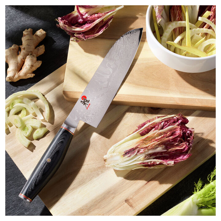 TENMEI, 7-inch, Santoku, black, large 2