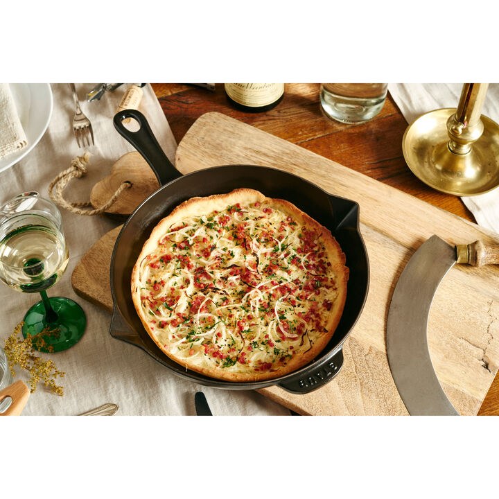 Cast Iron, 12-inch, Fry Pan, Black Matte, large 2