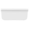 Fresh & Save, M Divided Meal Prep Container, plastic, white-grey, small 3