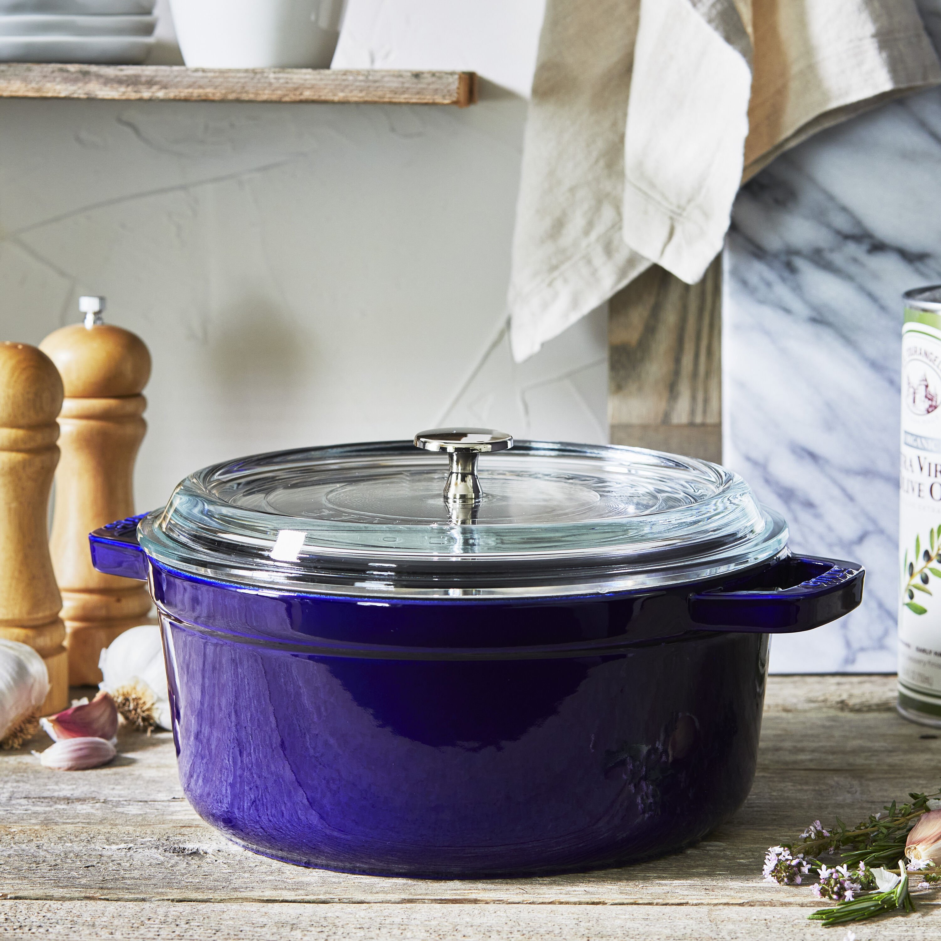 Buy Staub Cast Iron Cocotte with glass lid | ZWILLING.COM