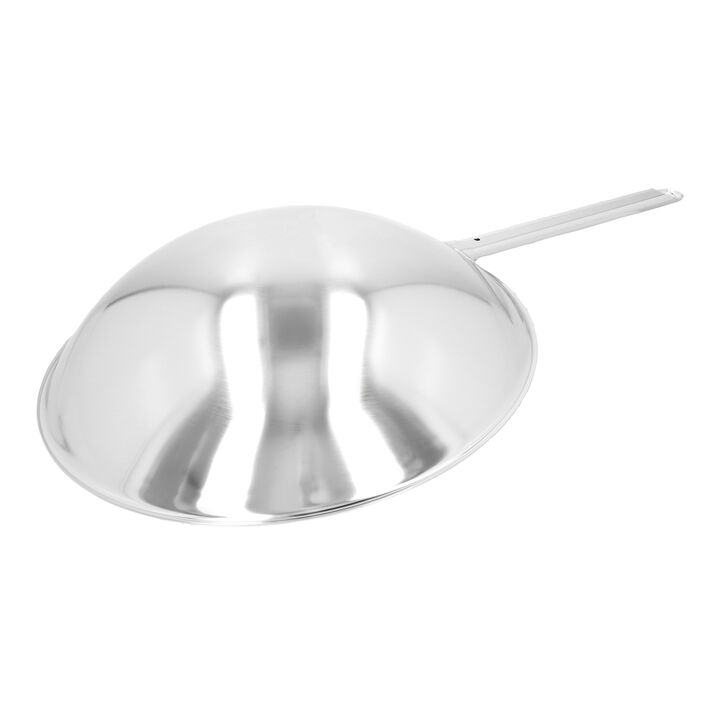 ControlInduc X, Wok fondo tondo - 36 cm, 18/10 acciaio inossidabile, large 2