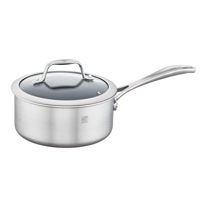 Spirit Ceramic Nonstick, Sauce pan, 2 qt, 18/10 Stainless Steel, Ceramic coating, large 2