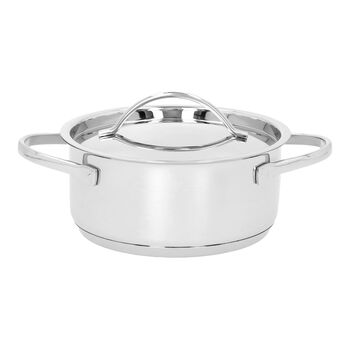 12 cm 18/10 Stainless Steel Stew pot silver,,large 1
