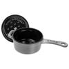 0.275 qt Mini Saucepan - Graphite Grey, cast iron ,,large