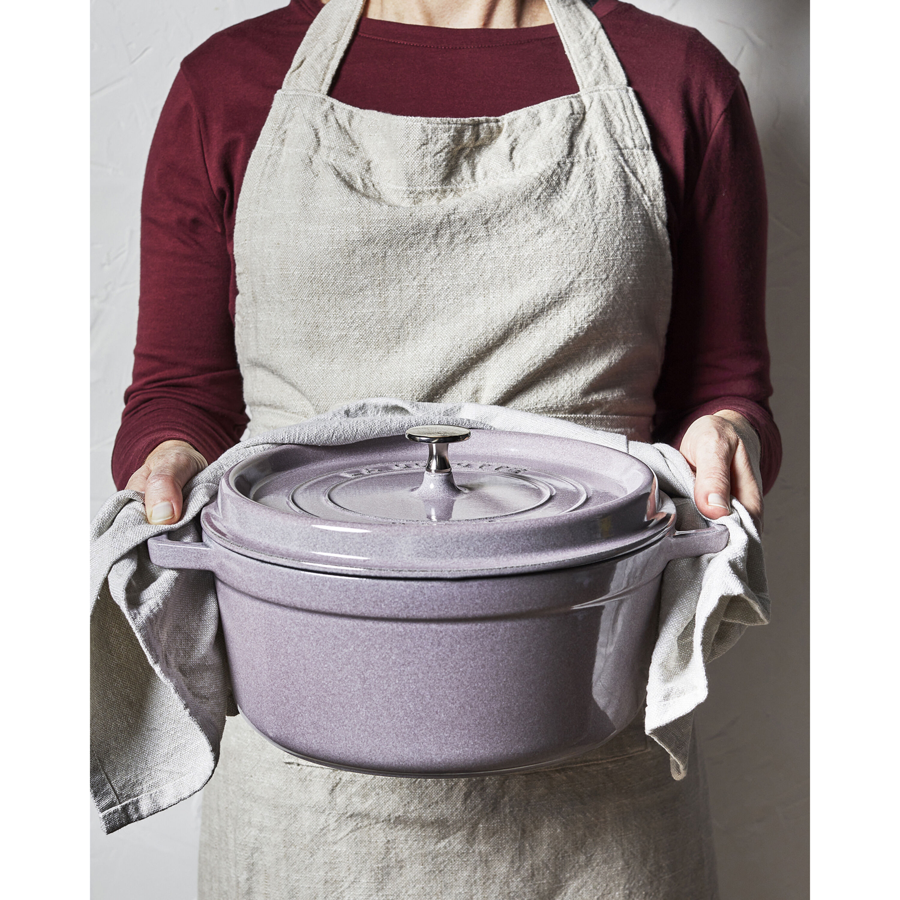 STAUB LA COCOTTE グレー　18㎝ ストウブ 鋳物 ココット ラウンド 18cm グレー