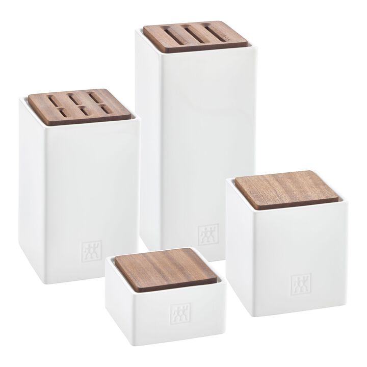 Ceramic Storage, 4-pc, Ceramic Storage Boxes Set, large 1