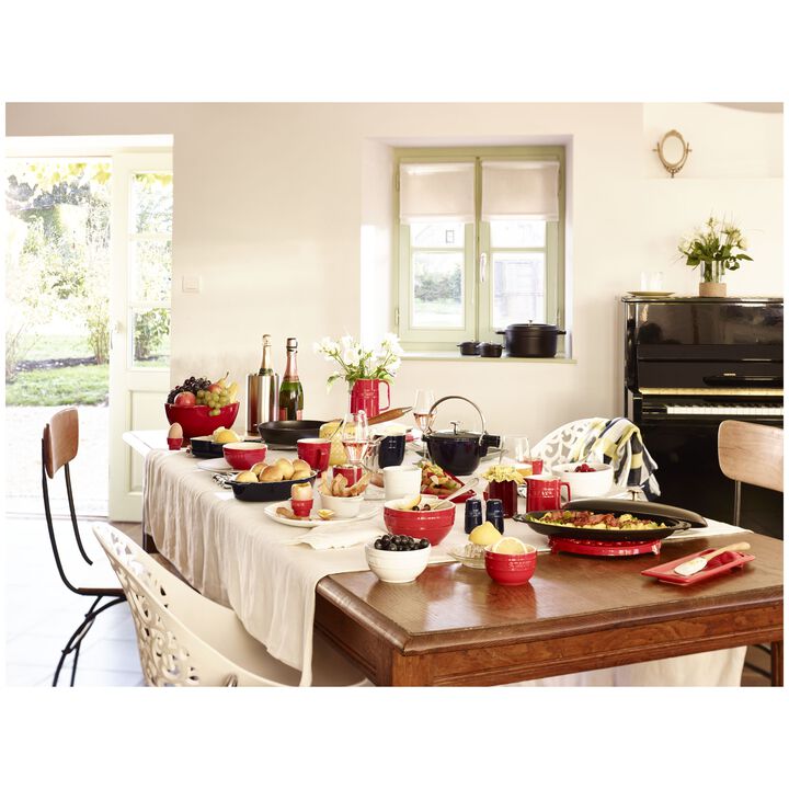 Ceramique,  ceramic round Mug, cherry, large 4