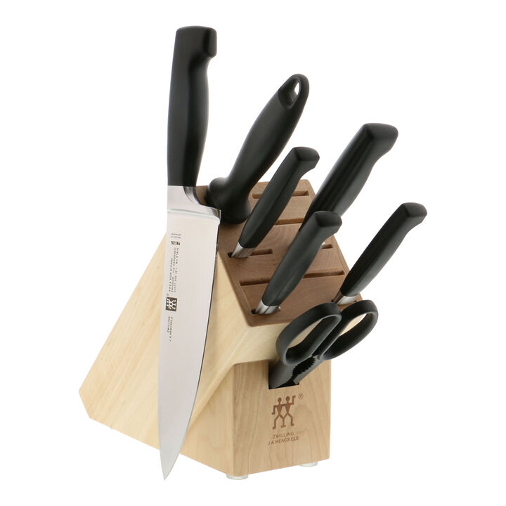 Four Star, 8-pc, Knife block set, natural, large 1