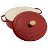 Bellamonte, 23 cm oval Cast iron Cocotte red, small 8