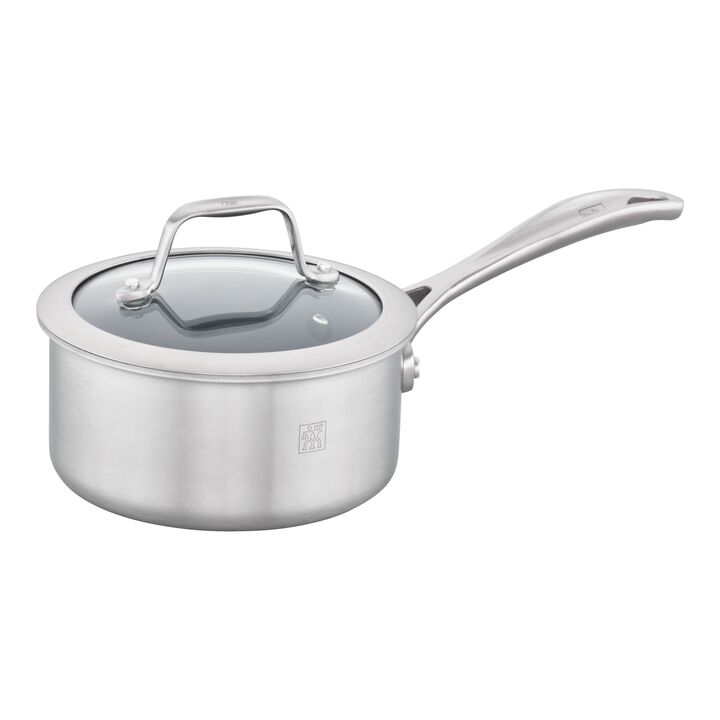 Spirit Ceramic Nonstick, Sauce pan, 1 qt, 18/10 Stainless Steel, Ceramic coating, large 1