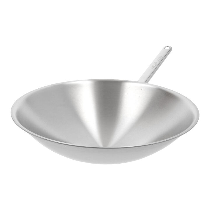 Resto 3, Wok runder Boden 36 cm, 18/10 Edelstahl, large 2