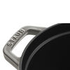 Cast Iron - Oval Cocottes, 1.1 qt, Oval, Cocotte, Graphite Grey, small 3