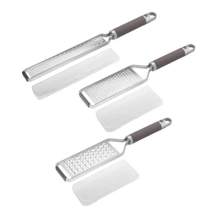 3pc Stainless Steel Graters Set, large 1