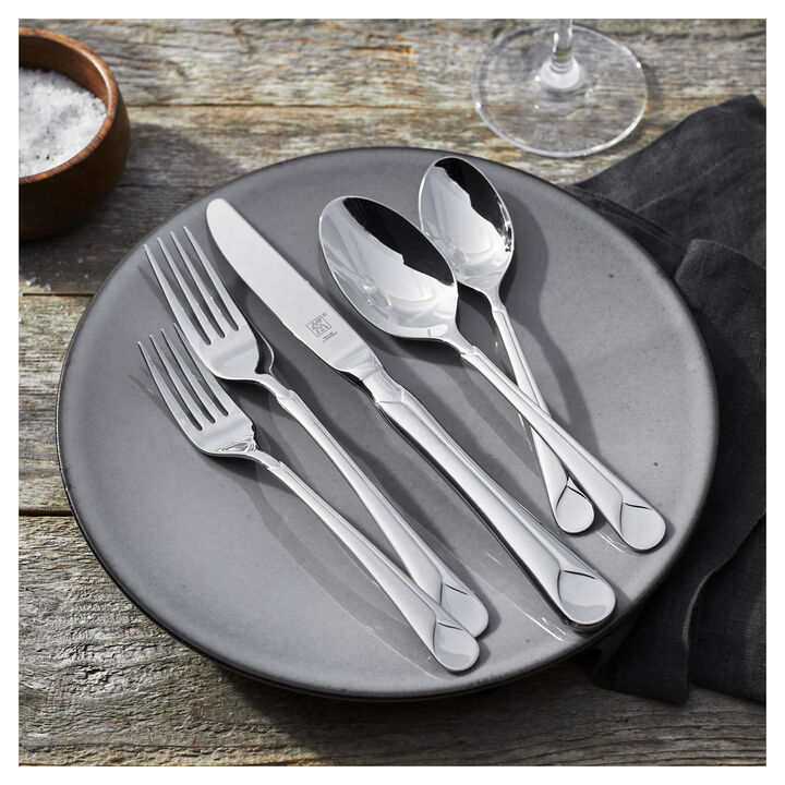 Provence, 20 Piece Flatware Set matted/polished, large 3