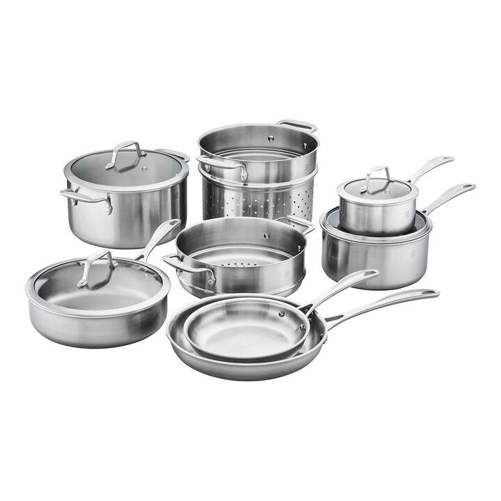 Spirit 3-Ply, 12-pc, Stainless Steel, Cookware Set, large 1