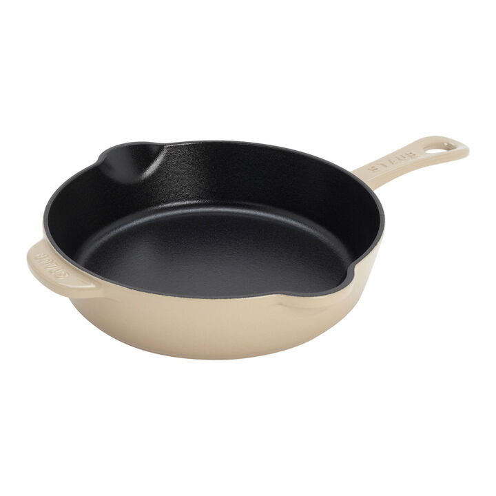 Cast Iron, 8.5-inch, Traditional Deep Skillet, Sesame, large 1