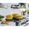 La Cocotte, 5.25 l cast iron round Cocotte, citron, small 2