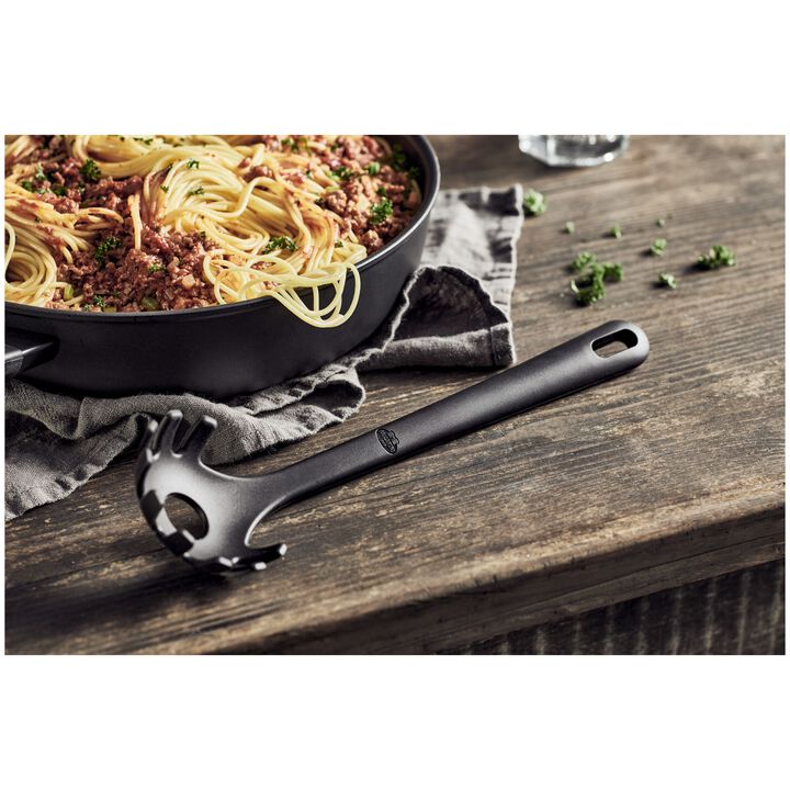 Nero, Silicone, Pasta Spoon, large 2