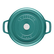 Staub Cast Iron, 4-qt round Cocotte, Turquoise