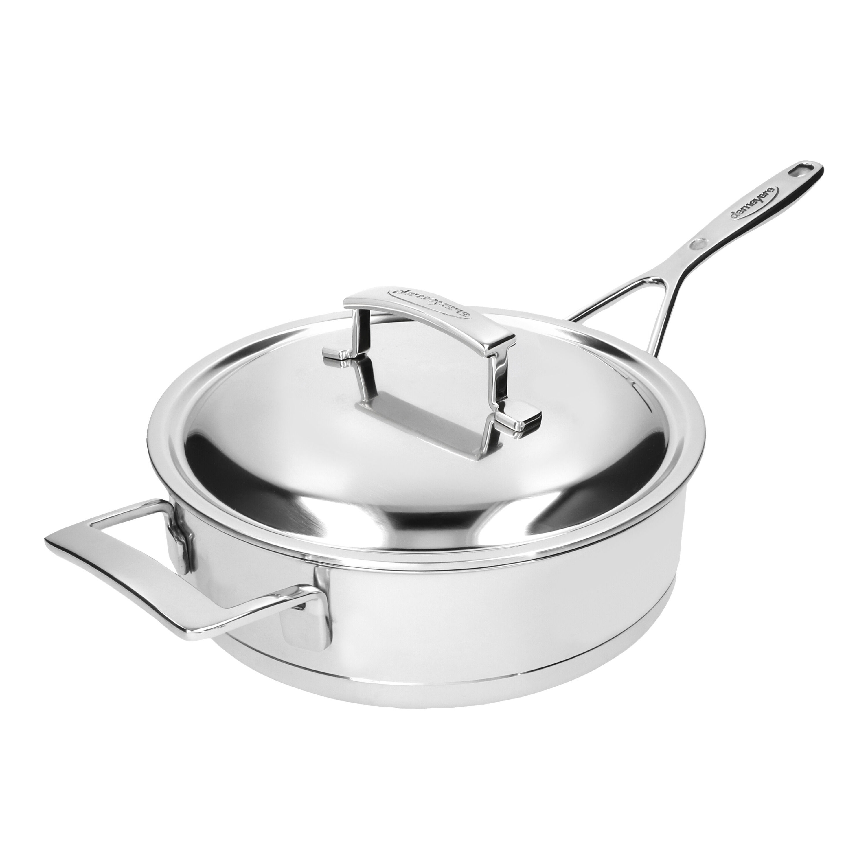 Demeyere Silver 7 Sauteerpan met dubbelwandig deksel 24 cm / 2,8 l - Silver 7 - Demeyere