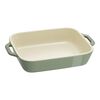 Ceramique, 1.1 l ceramic rectangular Baking Dish, eucalyptus, small 1