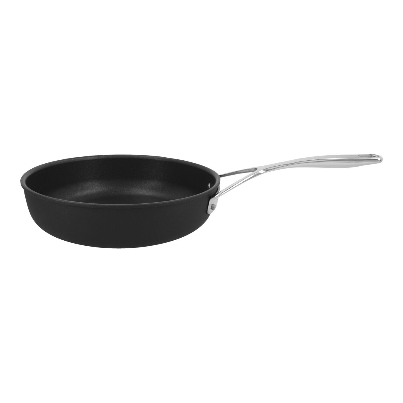 24 cm Aluminium Frying pan high-sided silver-black,,large 1