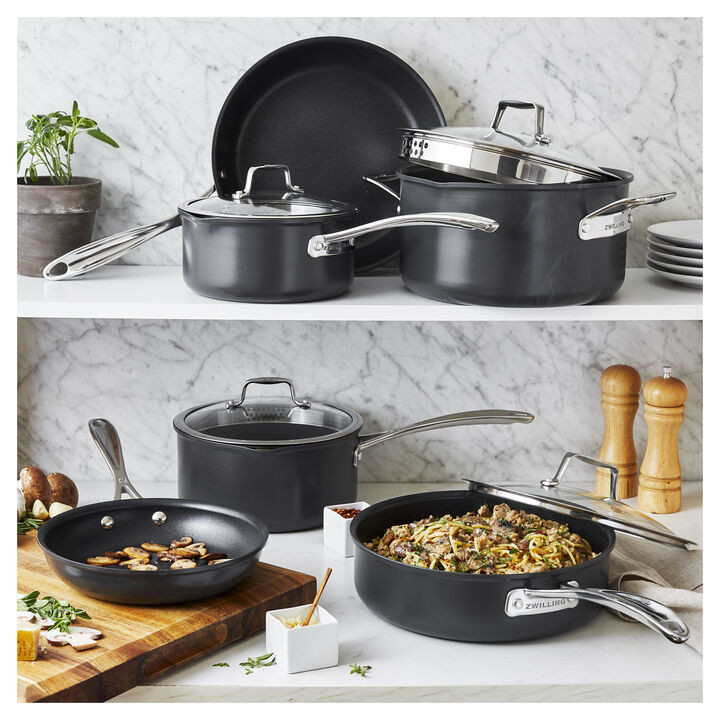 Clad Xtreme Anodized, 10-pc, Pots And Pans Set, large 3