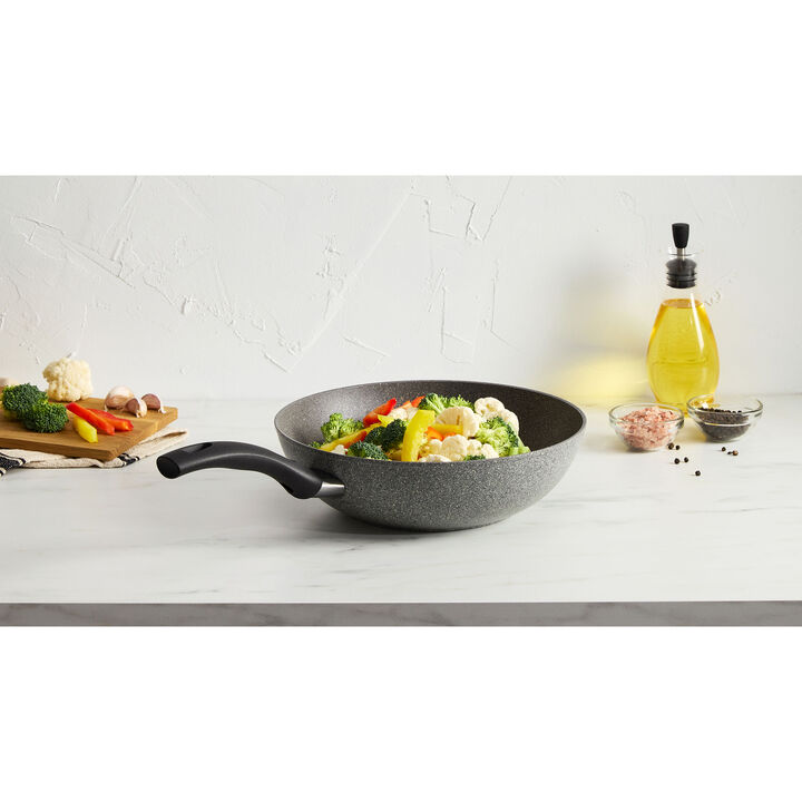 Cortina Granitium, 28 cm / 11 inch aluminum Wok, large 2