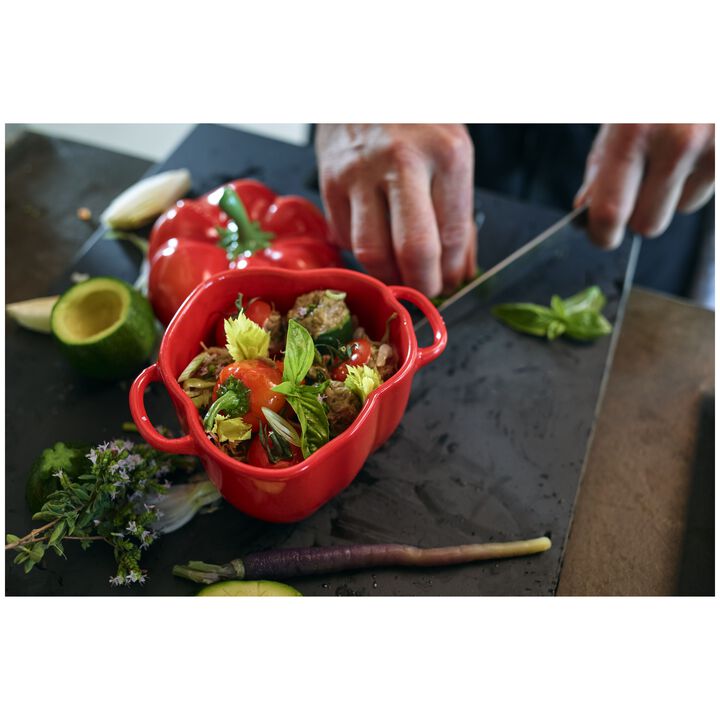 Staub Ceramique Mini Cocotte 10 cm, rund, Basilikum-Grün, Keramik