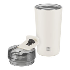 サーモコーヒーカップ, 480 ml, ステンレス, クリームホワイト