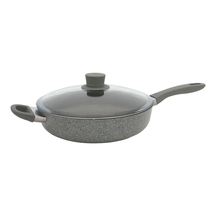 Parma Plus, 3.9 qt Nonstick Sauté Pan With Lid And Helper Handle, Aluminum , large 1