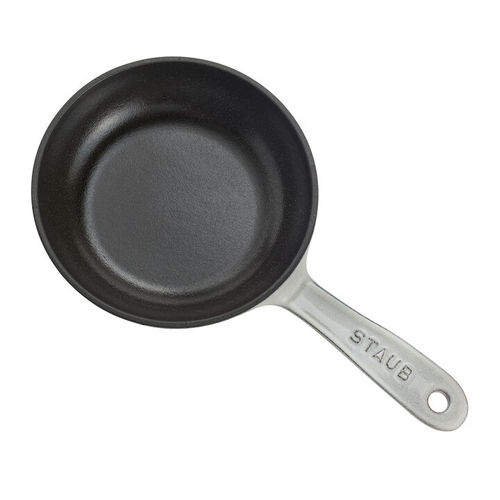 Cast Iron, 6.5-inch, Frying Pan, White Truffle, large 3