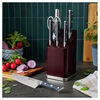 Spectrum, 8-pc, Knife block set, brown, small 2