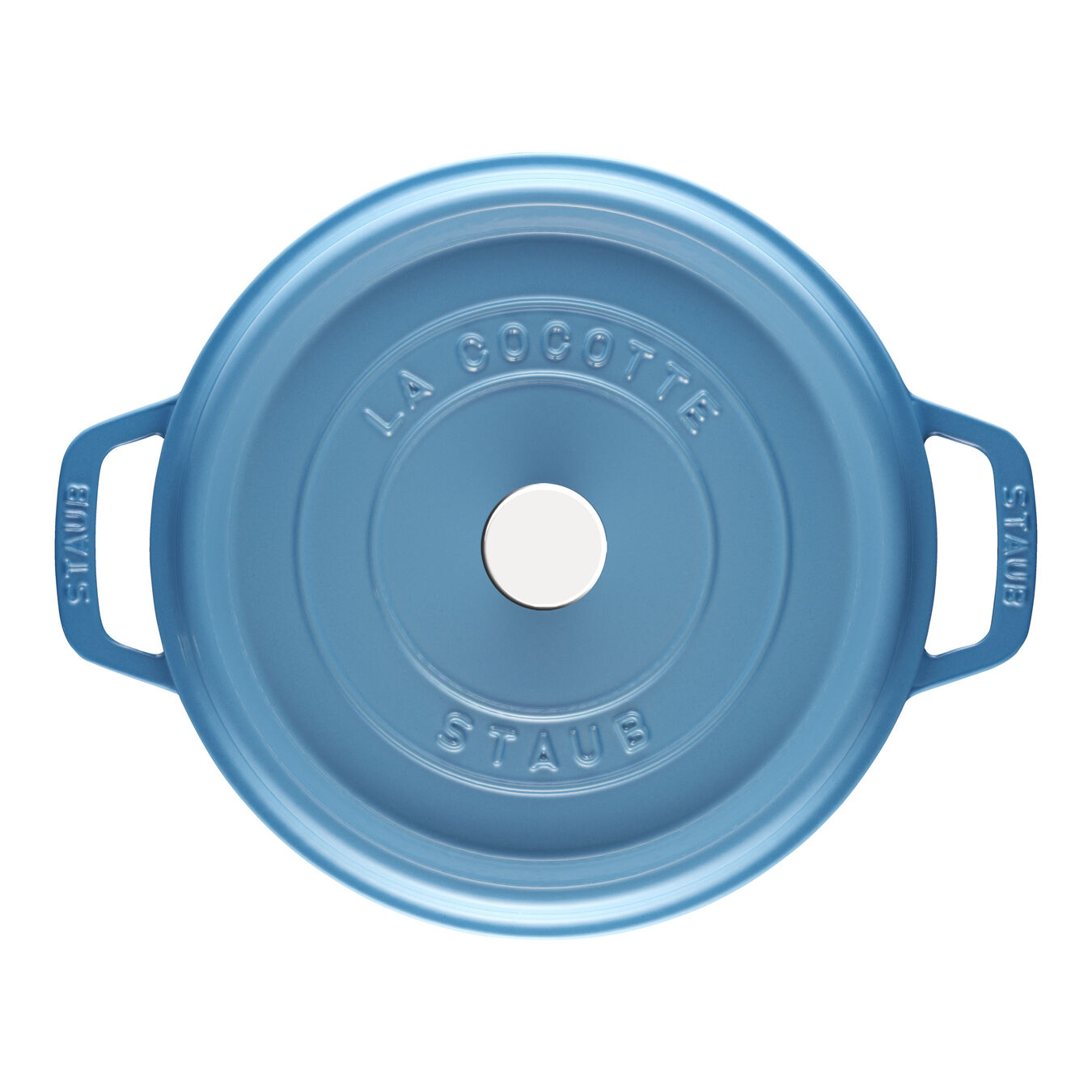 Staub La Cocotte 3.8 l round Cocotte, iceblue Official ZWILLING Shop
