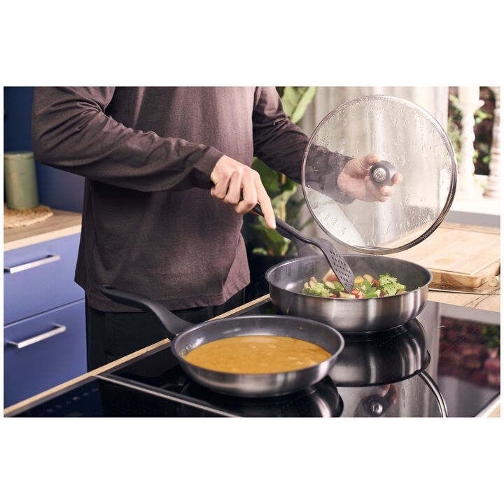 Stream Ceramic, 24 cm Stainless steel Frying pan silver, large 4