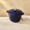 Cast Iron, 1.5 qt, Petite French Oven, dark blue, small 3