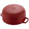 Bellamonte, 5.75 qt, Round, Cocotte, Red, small 5