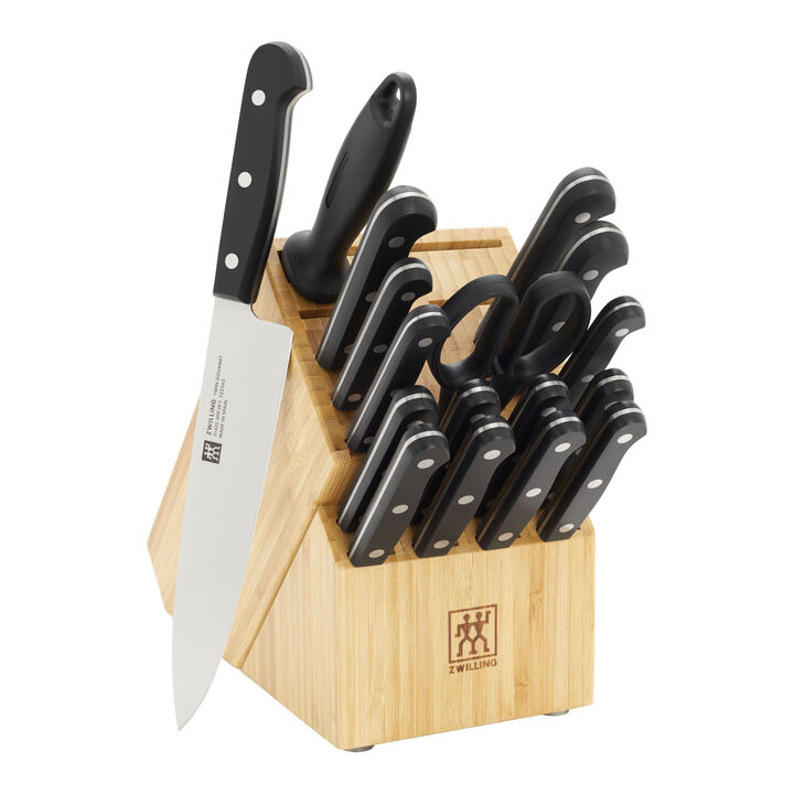 TWIN Gourmet, 18-pc, Knife block set, natural, large 1