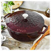 Cast Iron - Specialty Shaped Cocottes, 3.75 qt, Essential French Oven Lilly Lid, Grenadine, small 8