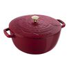Cast Iron, 5.25 qt, Essential French Oven with Snake Lid, cranberry - Factory Second, small 1