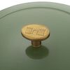 ベラモンテ, 鋳物ほうろう鍋 24 cm, ラウンド, グリーン, 鋳鉄, small 6