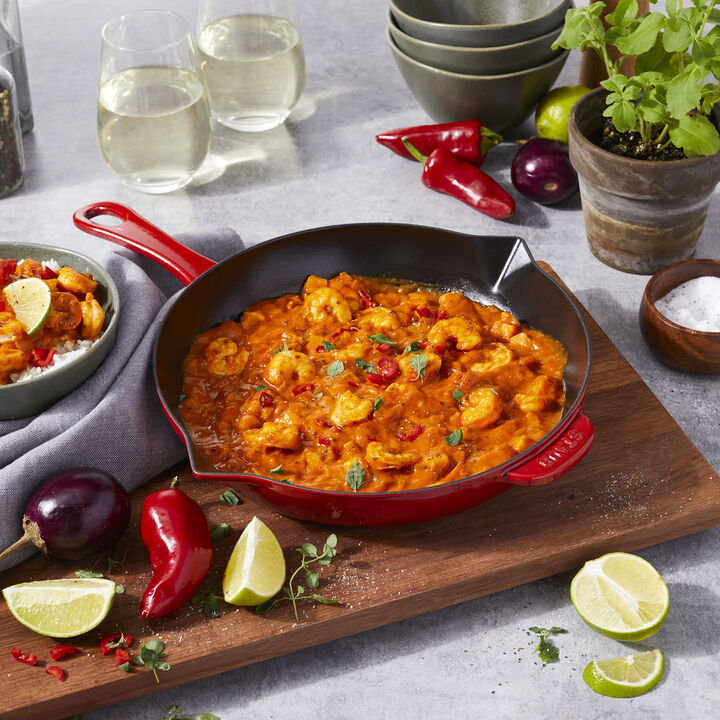 Cast Iron, 10-inch, Fry Pan, Cherry, large 2