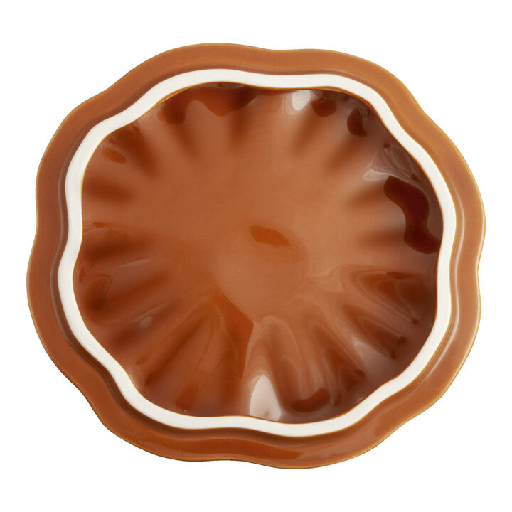 Stoneware, 0.75 qt, Pumpkin, Petite Dutch Oven, Burnt Orange, large 4