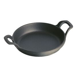 Staub Specialities, 12 cm round Cast iron Oven dish black