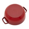 Cast Iron - Specialty Shaped Cocottes, 3.75 qt, Essential French Oven With Dragon Lid, Cherry, small 3