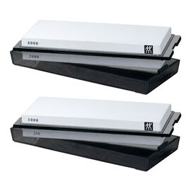 Set of 2 Double Sided Sharpening Stones