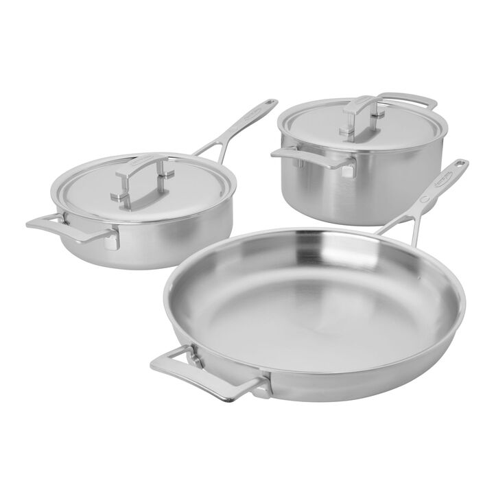 Industry, 5-pc, Stainless Steel Cookware Set, large 1
