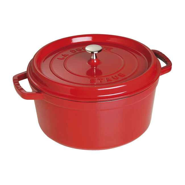 7 qt, Round, Dutch Oven, Cherry