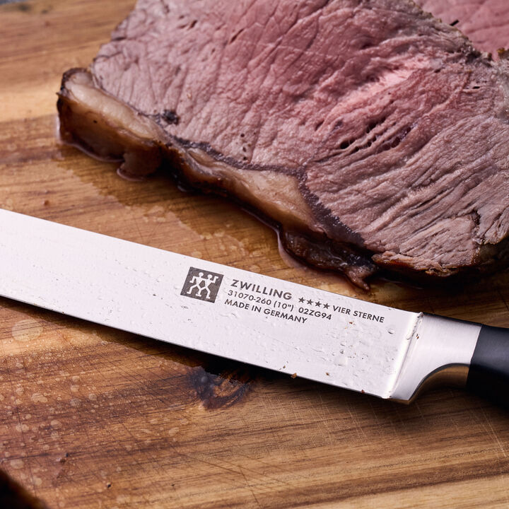 **** VIER STERNE, Schinkenmesser 26 cm, Glattschliff, large 4
