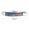 Outdoor, 2.75-inch, Copperhead Folding Pocket Knife, Blue Micarta, small 5